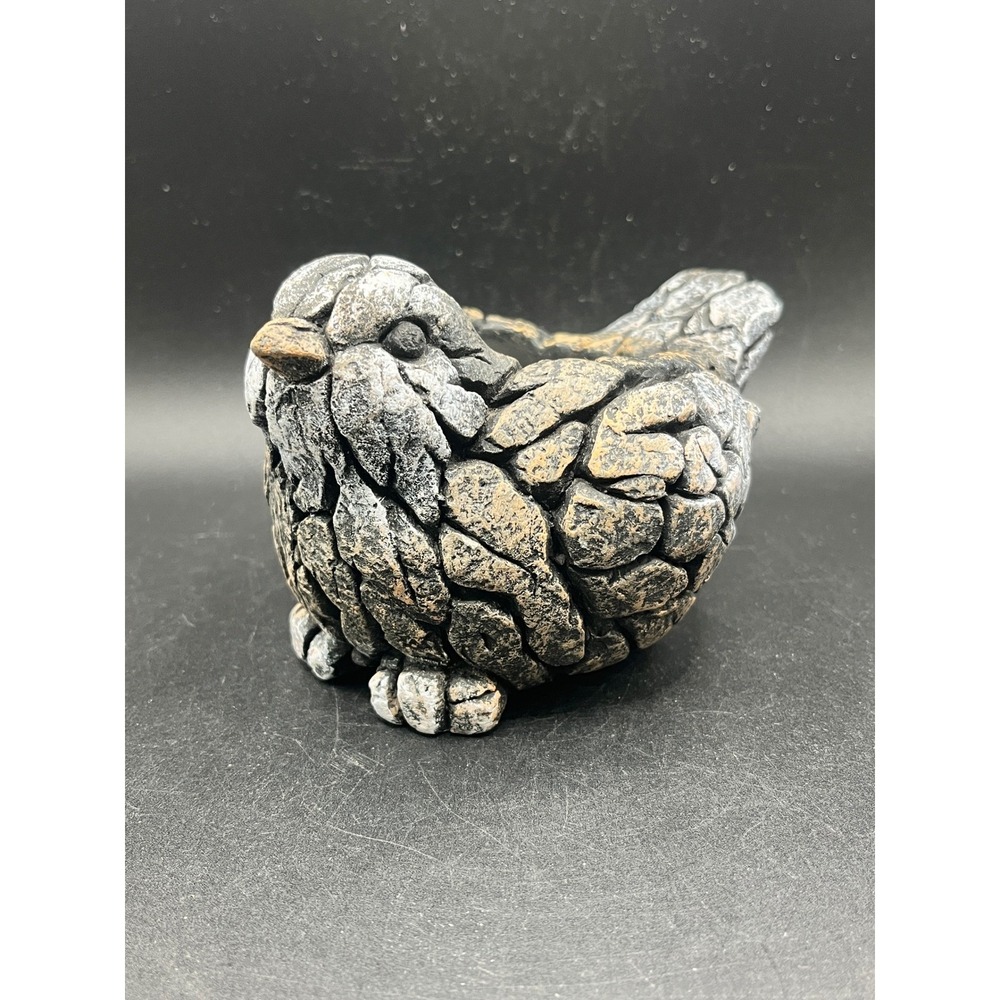 Bird Planter Candle Holder Unique Stone Look Decor Figurine Succulent Planter
